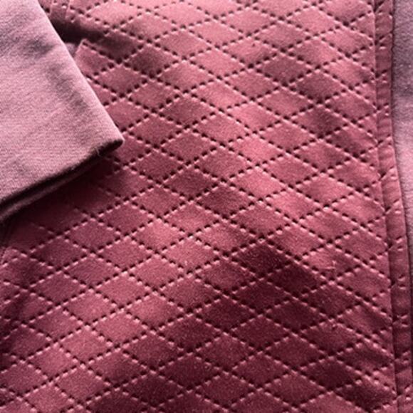 The North Face Jacket Womens Small Recover Up Quilted Garnet Hooded Maroon - Picture 5 of 16